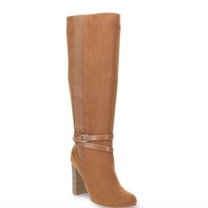 LC Lauren Conrad Haworthia Women's Knee High Boots Cognac